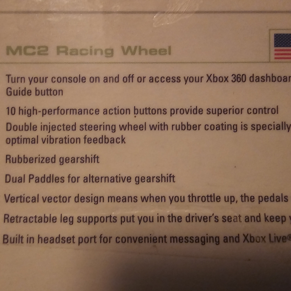 New 📦In The Box Xbox Racing Wheel And Pedals - Picture 8 of 10